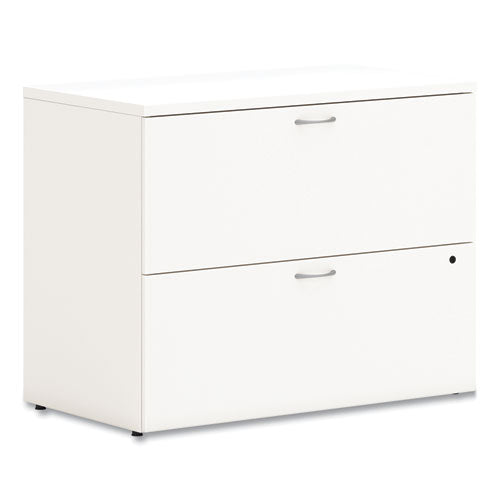 Mod Lateral File, 2 Legal/Letter-Size File Drawers, Simply White, 36" x 20" x 29"-(HONLLF3620L2LP1)