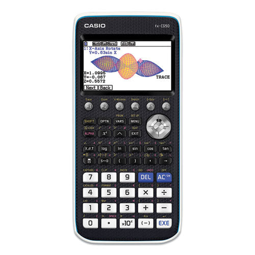 FX-CG50 PRIZM Color Graphing Calculator, 21-Digit LCD, Black-(CSOFXCG50)