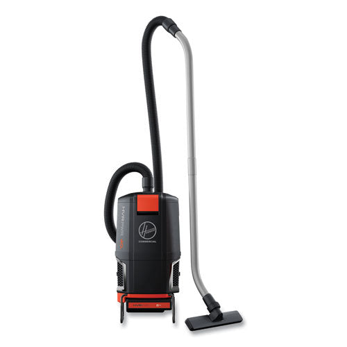 HVRPWR 40V Cordless Backpack Vacuum, Battery Sold Separately, 6 qt Tank Capacity, Black/Red-(HVRCH93619)