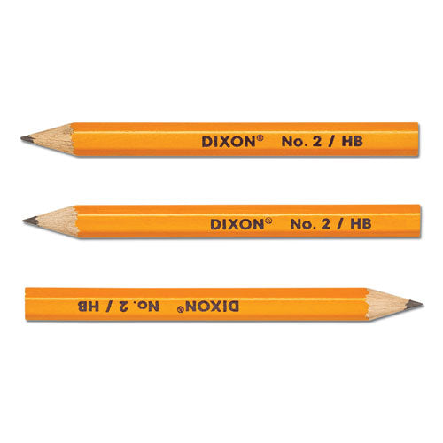 Golf Wooden Pencils, 0.7 mm, HB (#2), Black Lead, Yellow Barrel, 144/Box-(DIXX14998X)