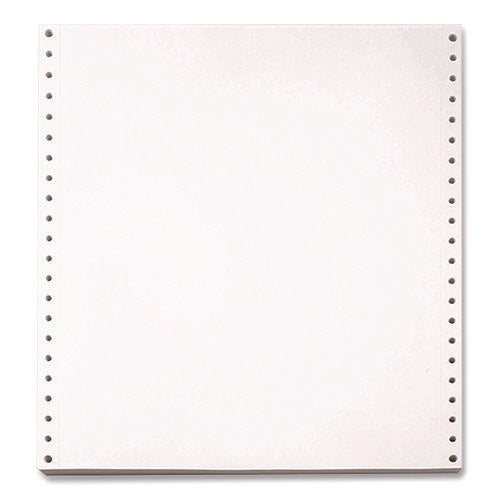 Blank Continuous Paper, 1-Part, 20 lb Bond Weight, 9.5 x 5.5, White, 5,400/Carton-(WLL955027)