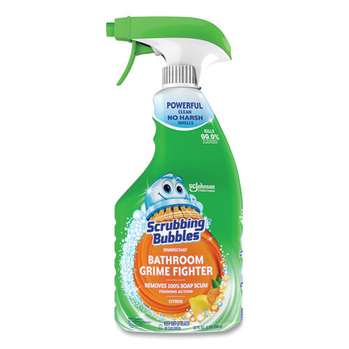 Multi Surface Bathroom Cleaner, Citrus Scent, 32 oz Spray Bottle-(SJN306111EA)