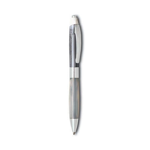 GLIDE Ultra Comfort Ballpoint Pen, Retractable, Medium 1 mm, Black Ink, Randomly Assorted Barrel Colors-(BICVCGUP11XBK)