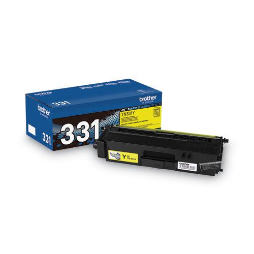 TN331Y Toner, 1,500 Page-Yield, Yellow-(BRTTN331Y)