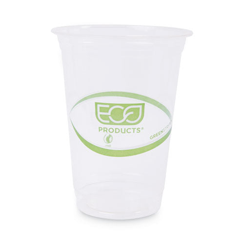 GreenStripe Renewable and Compostable Cold Cups Convenience Pack, Clear, 16 oz, 50/Pack-(ECOEPCC16GSPK)