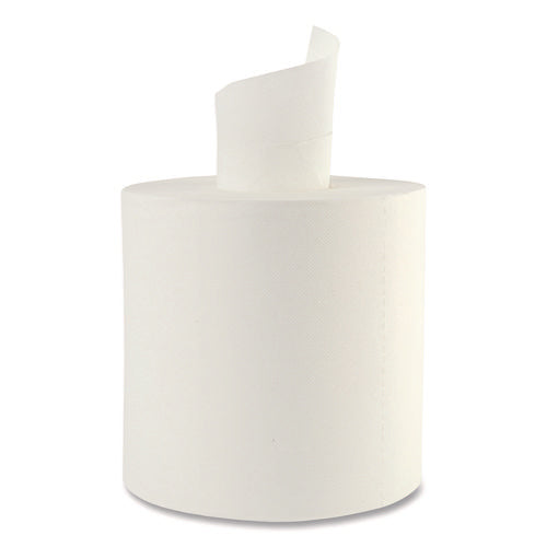 Center-Pull Roll Towels, 2-Ply, 10"w, White, 600/Roll, 6/Carton-(BWK410322)