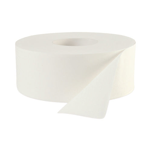 JRT Bath Tissue, Jumbo, Septic Safe, 2-Ply, White, 3.5" x 1,000 ft, 12 Rolls/Carton-(BWK6100B)