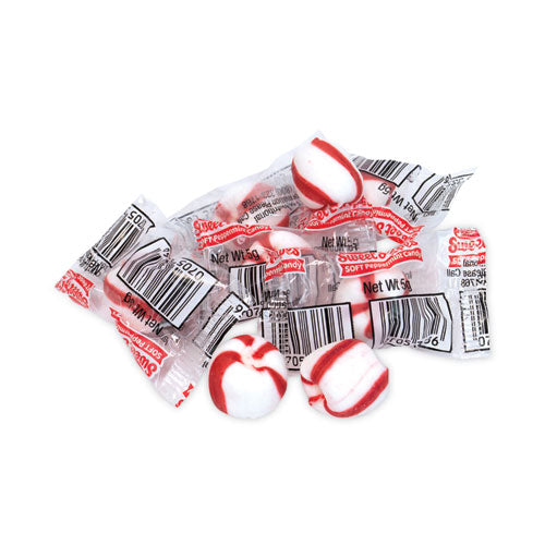 Bobs Sweet Stripes Soft Candy, Peppermint, 28 oz Tub, Ships in 1-3 Business Days-(GRR20902493)