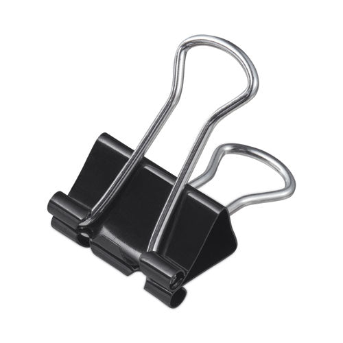 Binder Clip Zip-Seal Bag Value Pack, Medium, Black/Silver, 36/Pack-(UNV10210VP)
