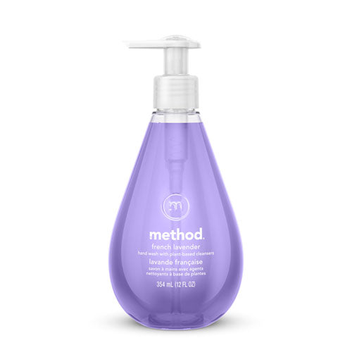 Gel Hand Wash, French Lavender, 12 oz Pump Bottle-(MTH00031)