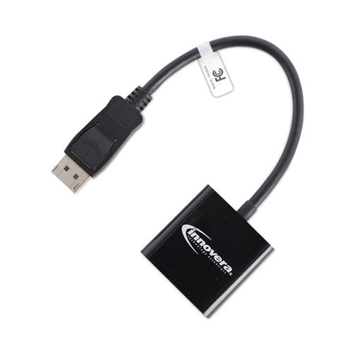 DisplayPort to VGA Adapter, 0.65 ft, Black-(IVR50010)