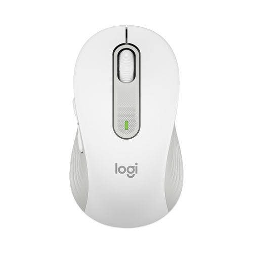 Signature M650 for Business Wireless Mouse, Large, 2.4 GHz Frequency, 33 ft Wireless Range, Right Hand Use, Off White-(LOG910006347)