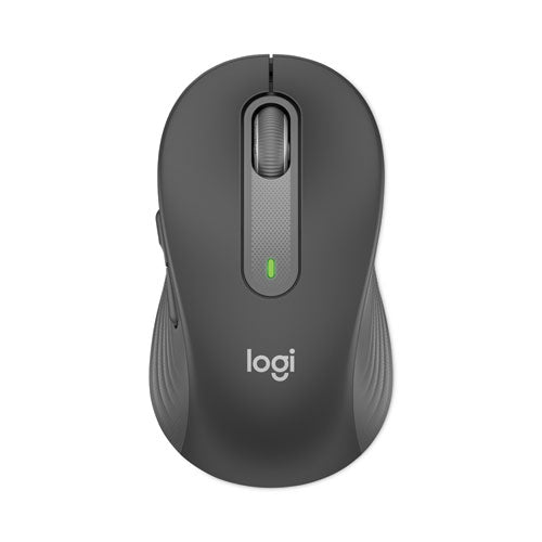 Signature M650 for Business Wireless Mouse, Medium, 2.4 GHz Frequency, 33 ft Wireless Range, Right Hand Use, Graphite-(LOG910006272)