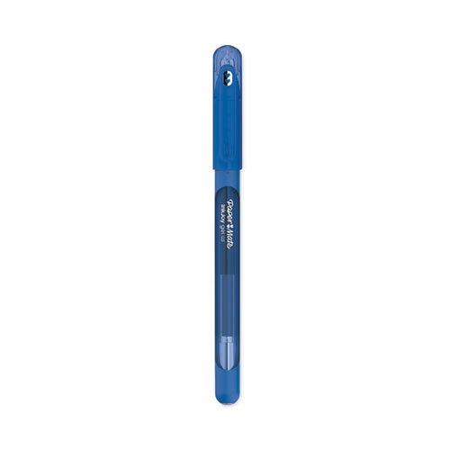 InkJoy Gel Pen, Stick, Medium 0.7 mm, Blue Ink, Blue Barrel, Dozen-(PAP2023006)