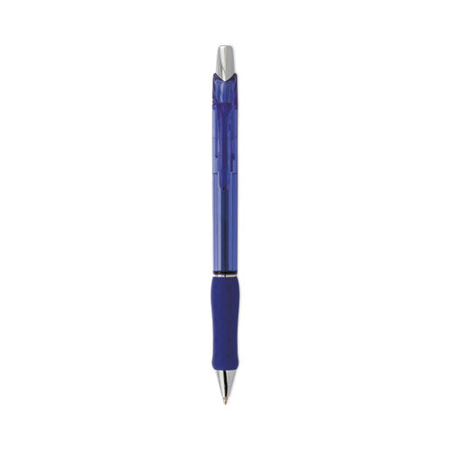 R.S.V.P. Super RT Ballpoint Pen, Retractable, Medium 0.7 mm, Blue Ink, Blue Barrel, Dozen-(PENBX477C)