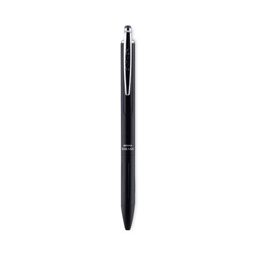 Sarasa Grand Gel Pen, Retractable, Medium 0.7 mm, Black Ink, Black Barrel-(ZEB45111)