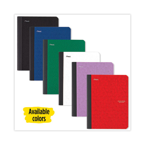 Composition Book, Medium/College Rule, Randomly Assorted Cover Color, (100) 9.75 x 7.5 Sheets-(MEA09498)