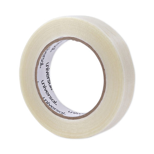 120# Utility Grade Filament Tape, 3" Core, 24 mm x 54.8 m, Clear-(UNV30024)