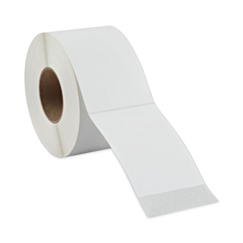 Thermal Transfer Blank Shipping Labels, Label Printers, 4 x 6, White, 1,000/Roll, 4 Rolls/Carton-(UNV598342)