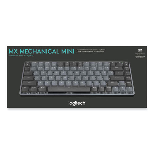 MX Mechanical Wireless Illuminated Performance Keyboard, Mini, Graphite-(LOG920010550)