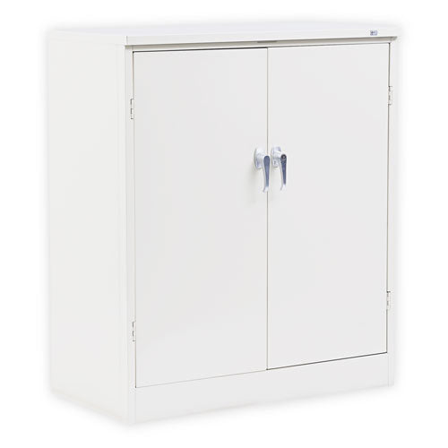 Assembled 42" High Heavy-Duty Welded Storage Cabinet, Two Adjustable Shelves, 36w x 18d, Putty-(ALECM4218PY)