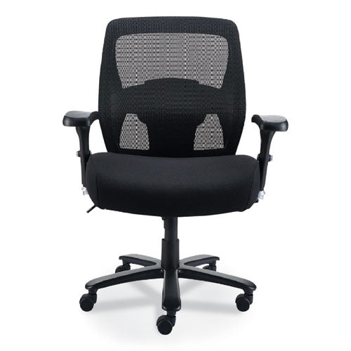 Alera Faseny Series Big and Tall Manager Chair, Supports Up to 400 lbs, 17.48" to 21.73" Seat Height, Black Seat/Back/Base-(ALEFN44B14)