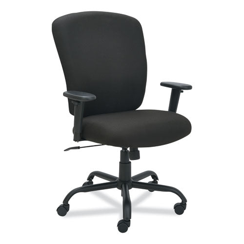 Alera Mota Series Big and Tall Chair, Supports Up to 450 lb, 19.68" to 23.22" Seat Height, Black-(ALEMT4510)