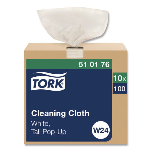 Cleaning Cloth, 8.46 x 16.13, White, 100 Wipes/Box, 10 Boxes/Carton-(TRK510176)