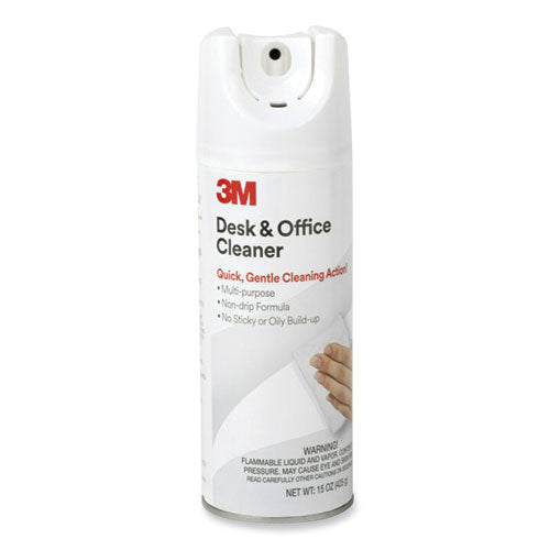 Desk and Office Spray Cleaner, 15 oz Aerosol Spray-(MMM573)