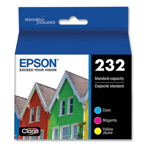 T232520S (T232) Claria Ink, 165 Page-Yield, Cyan/Magenta/Yellow-(EPST232520S)