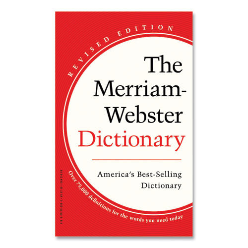 The Merriam-Webster Dictionary, Revised Edition, Paperback, 960 Pages-(MER2952)