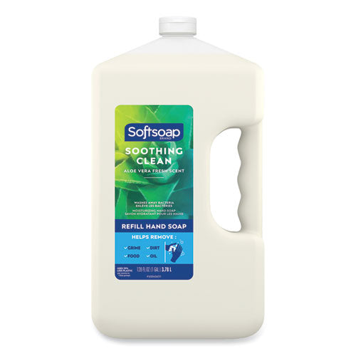 Liquid Hand Soap Refill with Aloe, Aloe Vera Fresh Scent, 1 gal Refill Bottle, 4/Carton-(CPC01900CT)