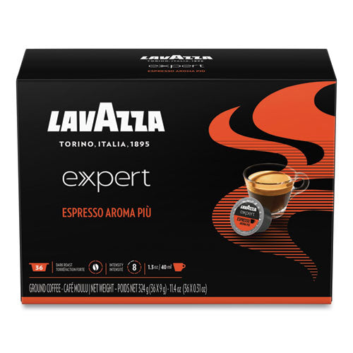 Expert Capsules, Espresso Aroma Piu, 0.31 oz, 36/Box-(LAV2259)
