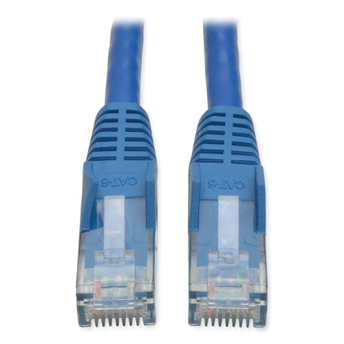 CAT6 Gigabit Snagless Molded Patch Cable, 10 ft, Blue-(TRPN201010BL)