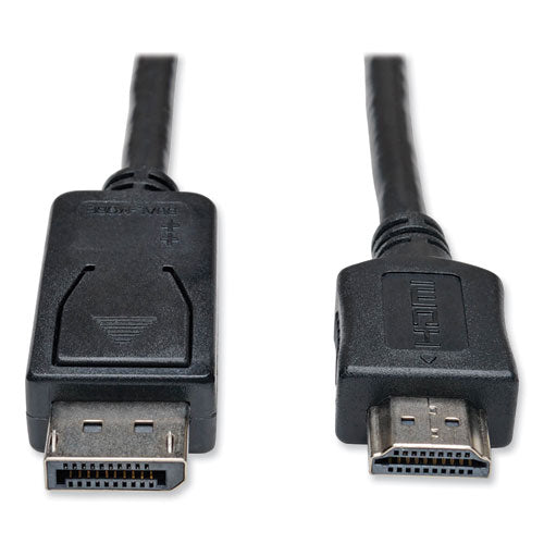DisplayPort to HDMI Cable Adapter, 10 ft, Black-(TRPP582010)