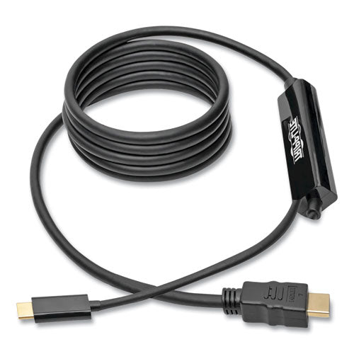 USB Type C to HDMI Cable, 6 ft, Black-(TRPU444006H)