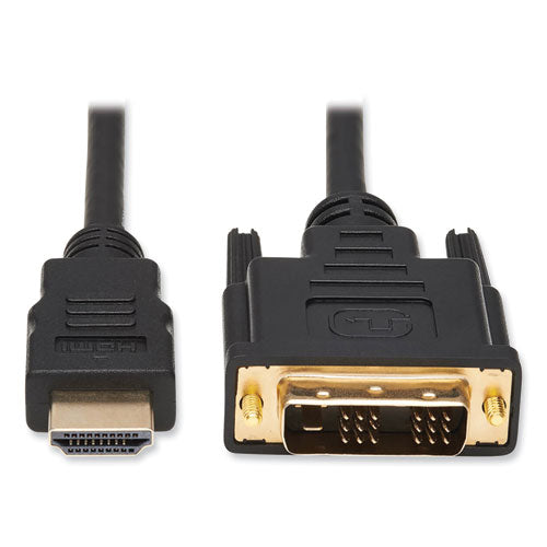 HDMI to DVI-D Cable, Digital Monitor Adapter Cable (M/M), 10 ft, Black-(TRPP566010)