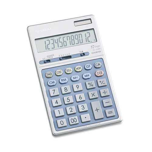 EL339HB Executive Portable Desktop/Handheld Calculator, 12-Digit LCD-(SHREL339HB)