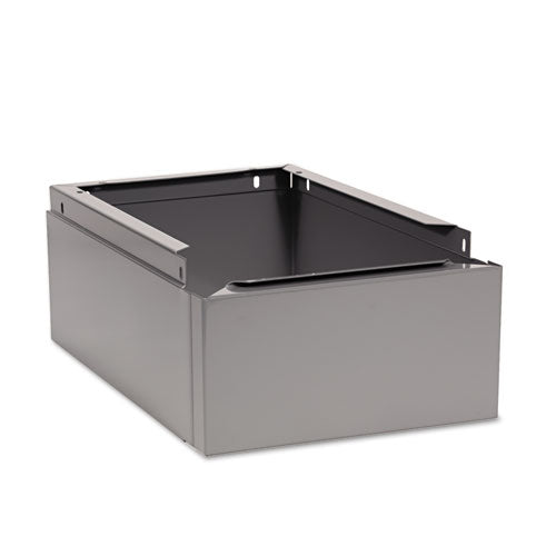 Optional Locker Base, 12w x 18d x 6h, Medium Gray-(TNNCLB1218MG)