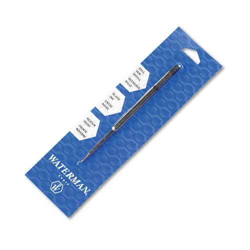 Refill for Waterman Ballpoint Pens, Medium Conical Tip, Black Ink-(WATS0944480)