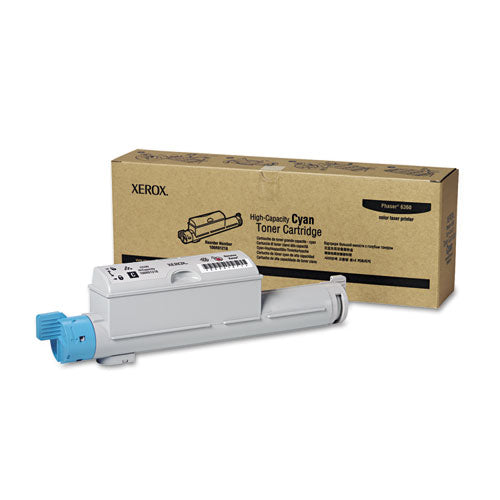 106R01218 High-Yield Toner, 12,000 Page-Yield, Cyan-(XER106R01218)