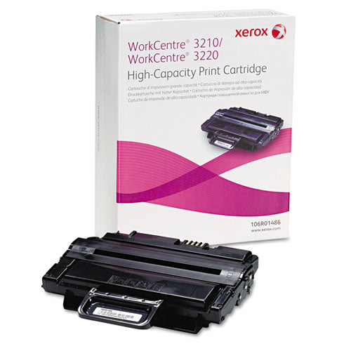 106R01486 High-Yield Toner, 4,100 Page-Yield, Black-(XER106R01486)