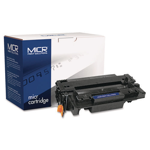Compatible CE255X(M) (55XM) High-Yield MICR Toner, 12,500 Page-Yield, Black-(MCR55XM)