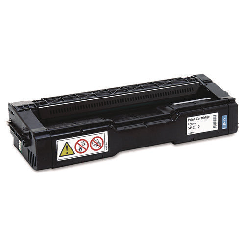406476 High-Yield Toner, 6,000 Page-Yield, Cyan-(RIC406476)