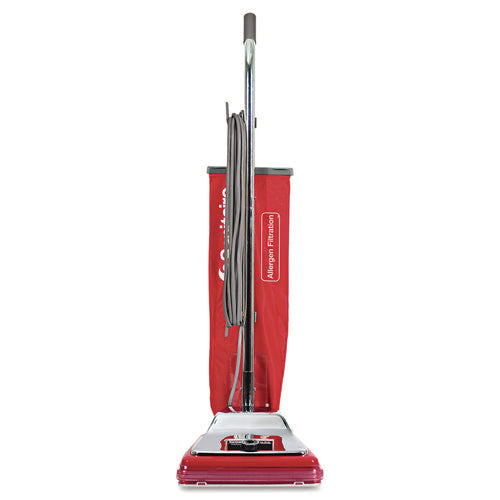 TRADITION Upright Vacuum SC888K, 12" Cleaning Path, Chrome/Red-(EURSC888N)