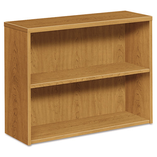 10500 Series Laminate Bookcase, Two-Shelf, 36w x 13.13d x 29.63h, Harvest-(HON105532CC)