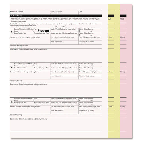 Digital Carbonless Paper, 3-Part, 8.5 x 11, White/Canary/Pink, 835/Carton-(ICX90771007)