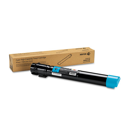 106R01436 High-Yield Toner, 17,800 Page-Yield, Cyan-(XER106R01436)