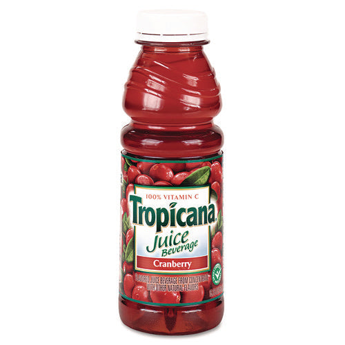 Juice Beverage, Cranberry, 15.2oz Bottle, 12/Carton-(QKR00864)