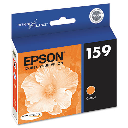 T159920 (159) UltraChrome Hi-Gloss 2 Ink, Orange-(EPST159920)